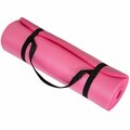 Pedido Non Slip Comfort Foam Durable Extra Thick Yoga Mat w/Carrying Strap - Pink PE3250858